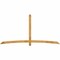 Ekena Millwork Bellingham Rough Sawn Timber Gable Bracket, Western Red Cedar, 108"W x 54"H x 2"D x 4"F, 12/12 Pitch GBW108X54X0204BEL00RWR - alternate 1